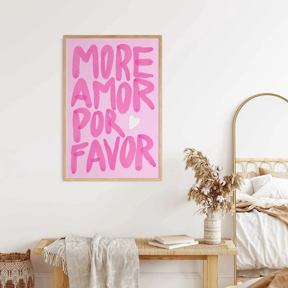 poster decoration amor amour love